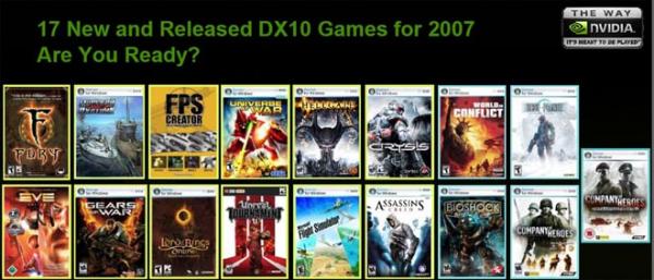 EVGA GeForce 8800GT SSC Edition Review DX10 Games