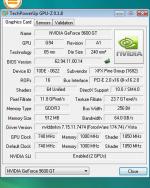 XFX GeForce 9600GT XXX Alpha Dog Review CPUZ