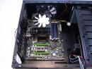 AzzA Helios 910 Case Review Motherboard mounted