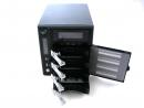 Thecus N4200 Zero-Crash with Dual Power NAS Review All drive bays open