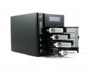 Thecus N4200 Zero-Crash with Dual Power NAS Review Drive bays open side view