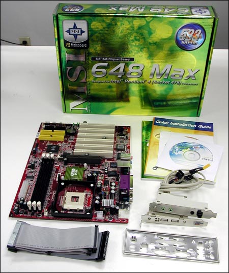 Motherboard: MSI 648 MAX :: Package and Installation :: Motherboards.org