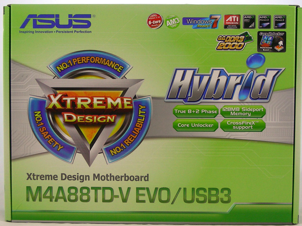 ASUS M4A88TD-V EVO/USB3 Motherboard Review :: Introduction ...