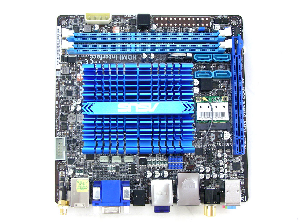 ASUS AT310NTI Deluxe Motherboard Review Board Layout