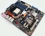 Asus A8N32-SLI Deluxe Motherboard Review Board shot