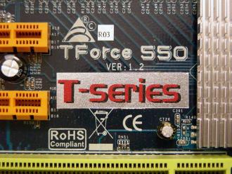 Biostar TF550 Motherboard Review Board Logo