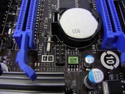 MSI X58M Motherboard Review Battery